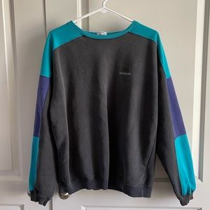Vintage 1989 IZOD Lacoste Color-block Crewneck Sweatshirt